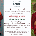 MY SOLO EXHIBITION IN NEW DELHI